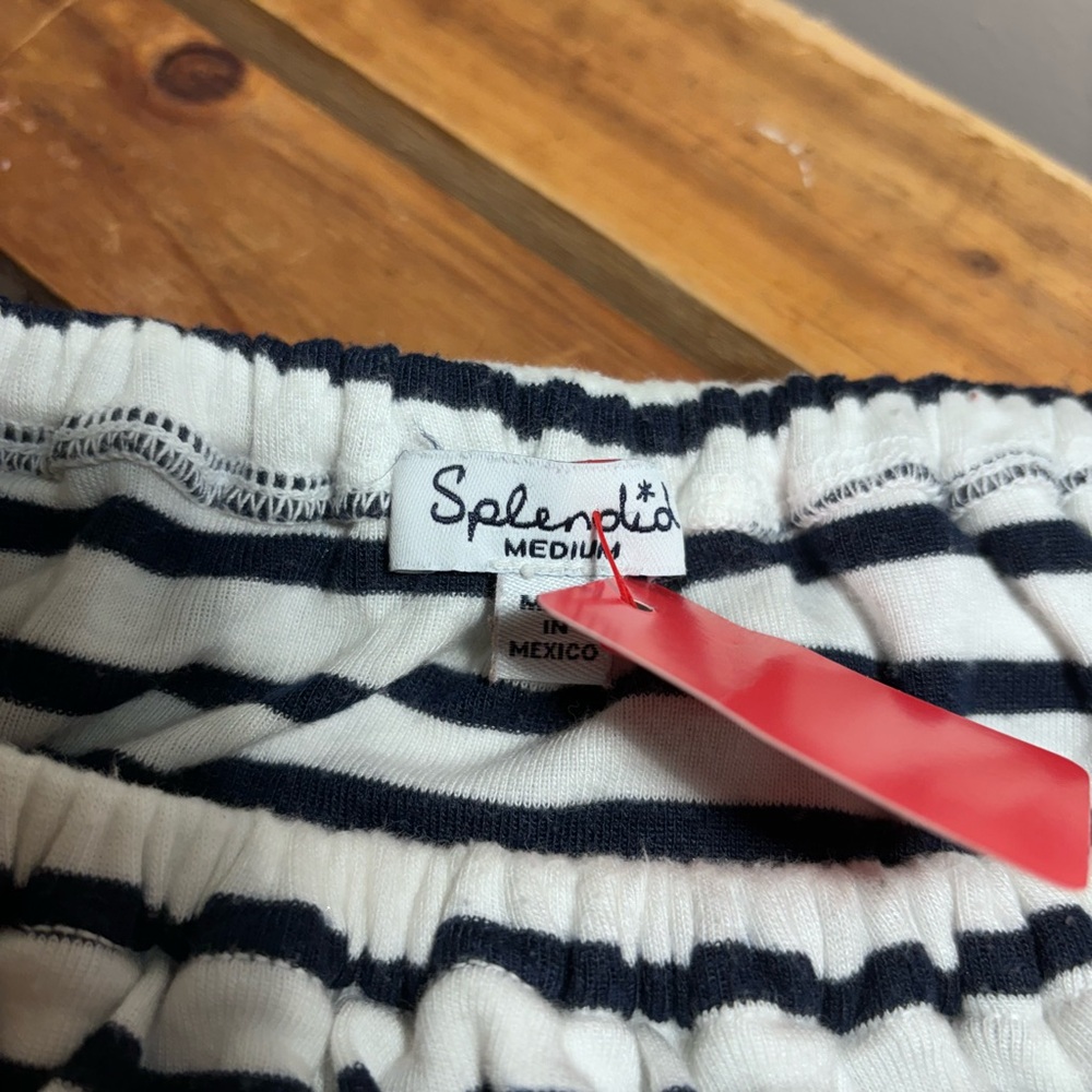 Splendid Ruffle Striped Top - Picture 10 of 10